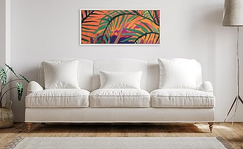 Miniatura 4 de Kate and Laurel Sylvie - Lienzo enmarcado en blanco, 18 x 40 pulgadas, lienzo vacío moderno para pintar tu propio arte, enmarcado de alta calidad