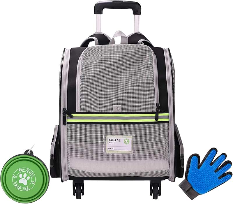 bubble cat carrier on wheels
