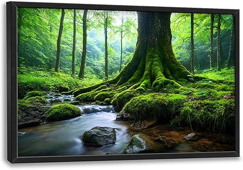 Miniatura 91 de Arte abstracto de pared grande enmarcado para decoración de pared para sala de estar, imágenes abstractas de gran tamaño, pintura moderna extra