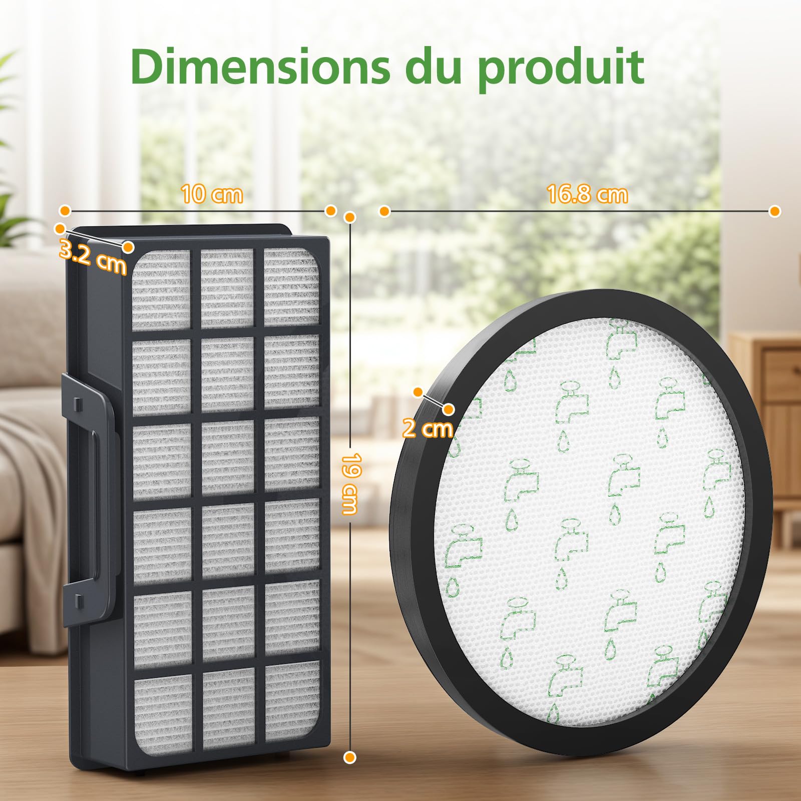 Filtre HEPA De Remplacement Pour Aspirateurs Rowenta X-Trem Power & Silence Force - Neuf Awinker