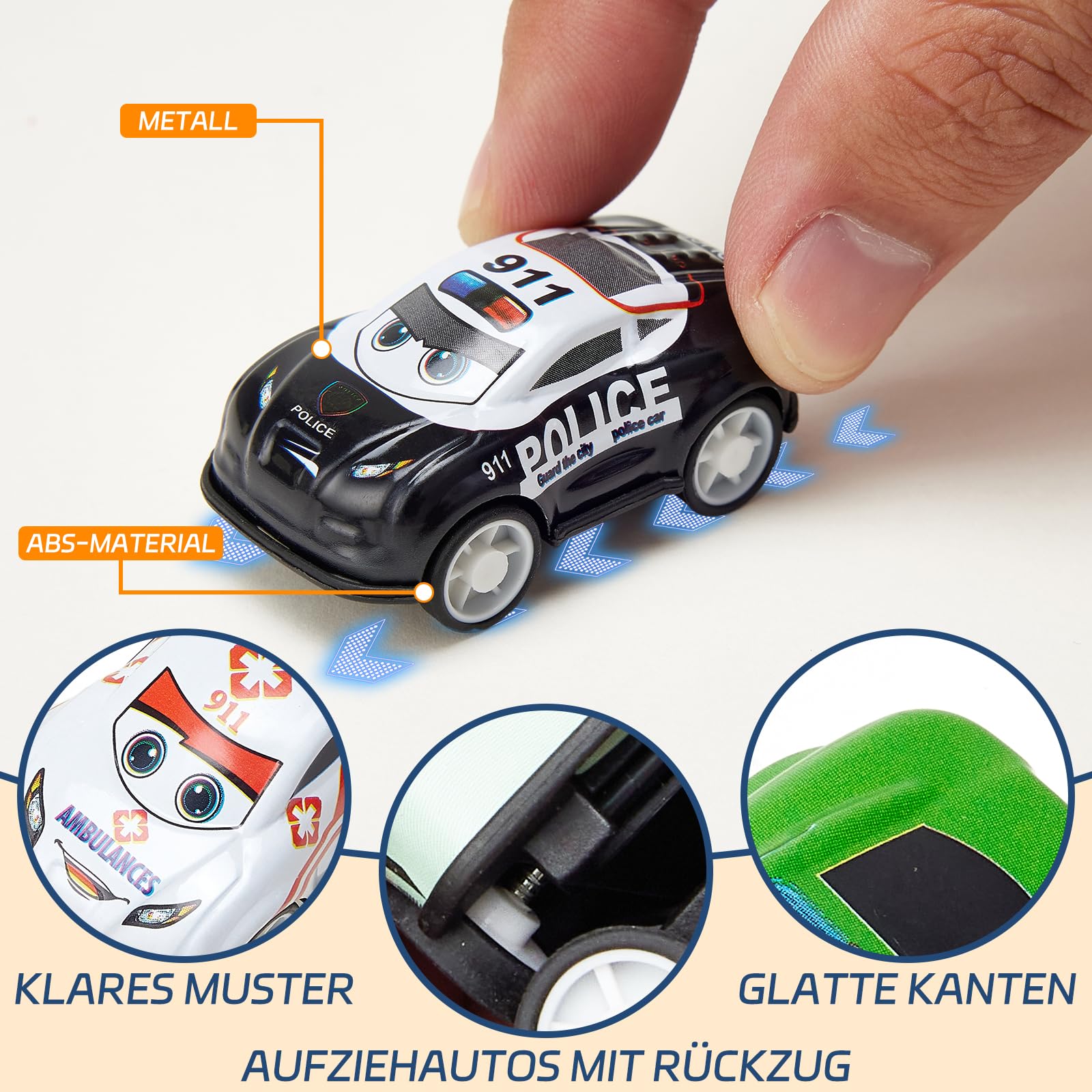 Generisch 100 Stück Kleine Autos, Zurückziehen Mini Spielzeugautos ab 2 3 4 Jahre Aufziehauto Metall Spielzeugautos Set Mitgebsel Geburtstag Geschenk für Kinder Jungen und Mädchen