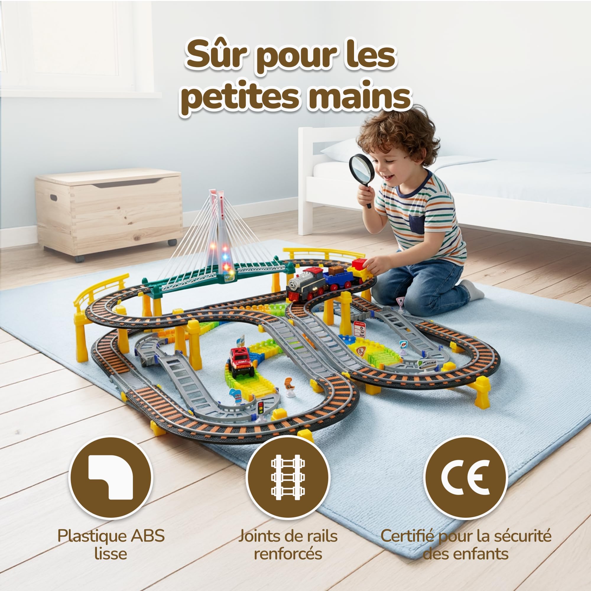 Circuit Électrique 2en1 pour Enfants