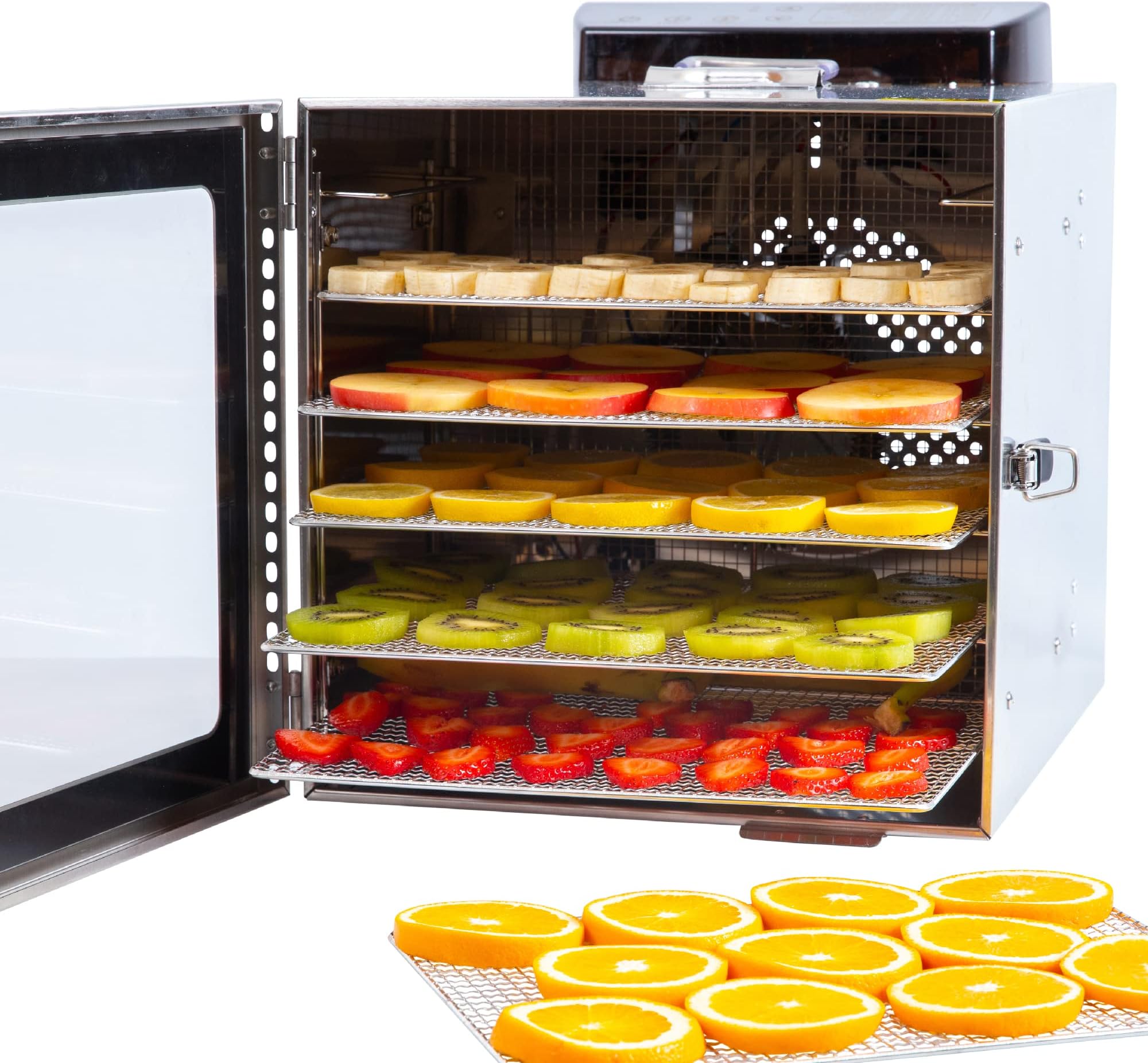 Déshydrateur Alimentaire Aigostar 5 Plateaux - Pour Fruits, Viande, Légumes