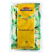 Rani Parle Kachha Aam Candy 7oz 200g Individually Wrapped Indian Tasty Treats | Vegan | Gluten Friendly | NON-GMO | Indian Origin