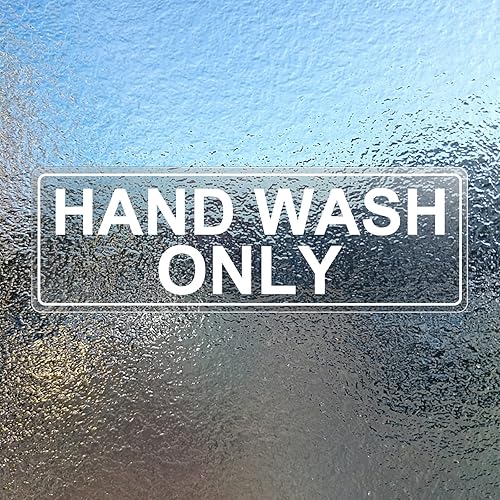 Adhesivos de vinilo para lavar a mano, 6 x 6 pulgadas, removibles, impermeables, autoadhesivas, ventanas, ventanas, ventanas, para negocios,