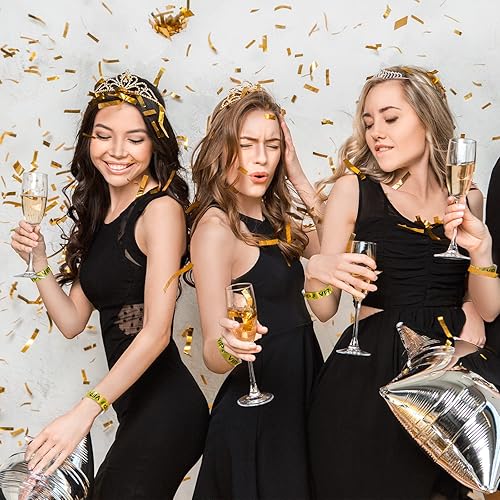 Vista 50 de Teling Paquete de 500 pulseras de plástico VIP para fiestas para eventos, pulseras personalizadas VIP, pulseras de plástico a prueba de desgarros