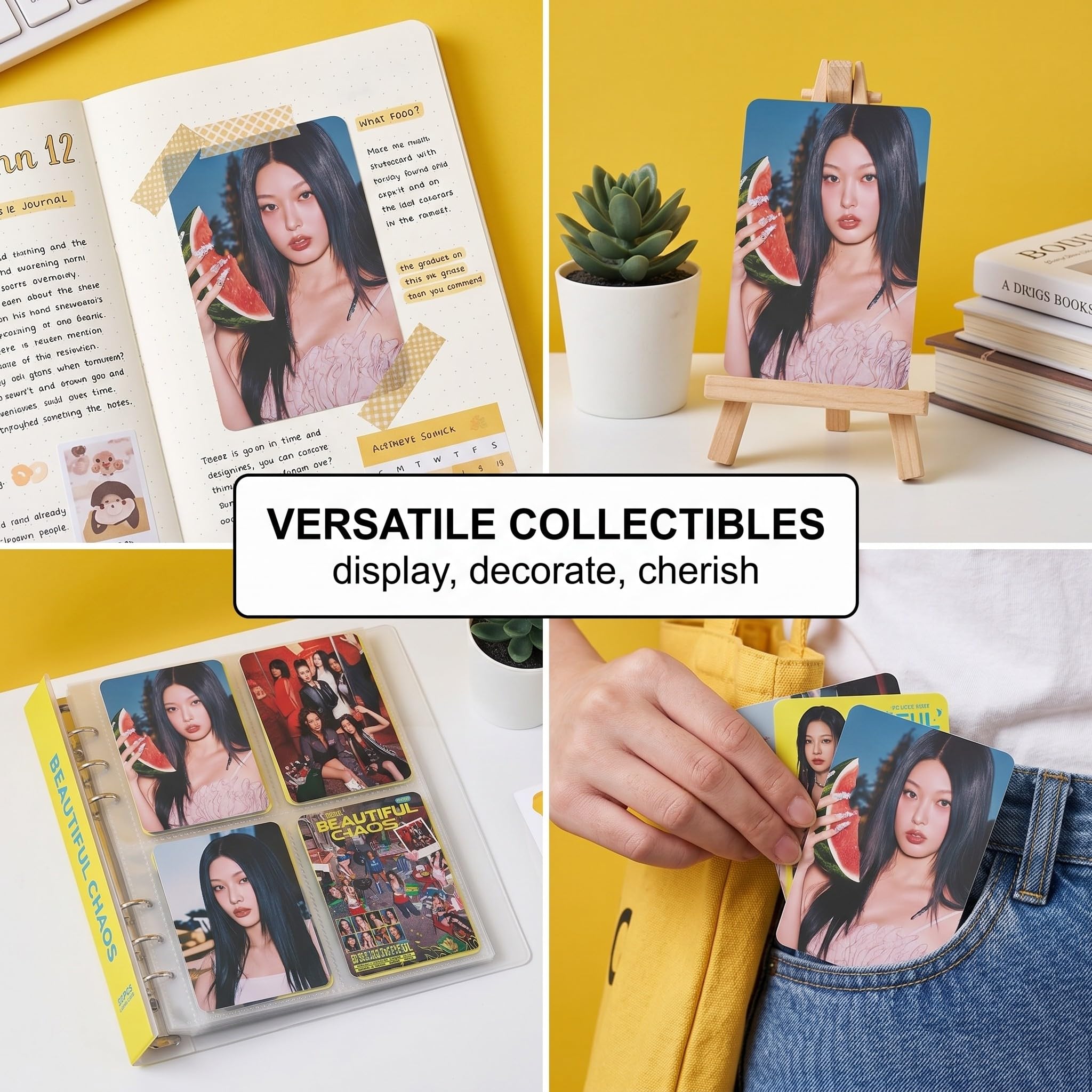 KATSEYE BEAUTIFUL CHAOS Set di Fotocards - 55 Photocards Kpop esclusive e Merch per veri fan | 2° Album EP da collezione