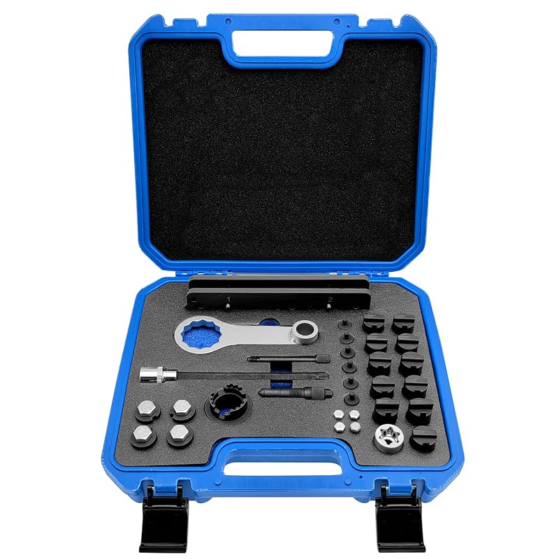 Kit de Ferramentas para Travamento do Comando de Válvulas EA839 ZKTOOL T40331 T90001 T90002 Preto