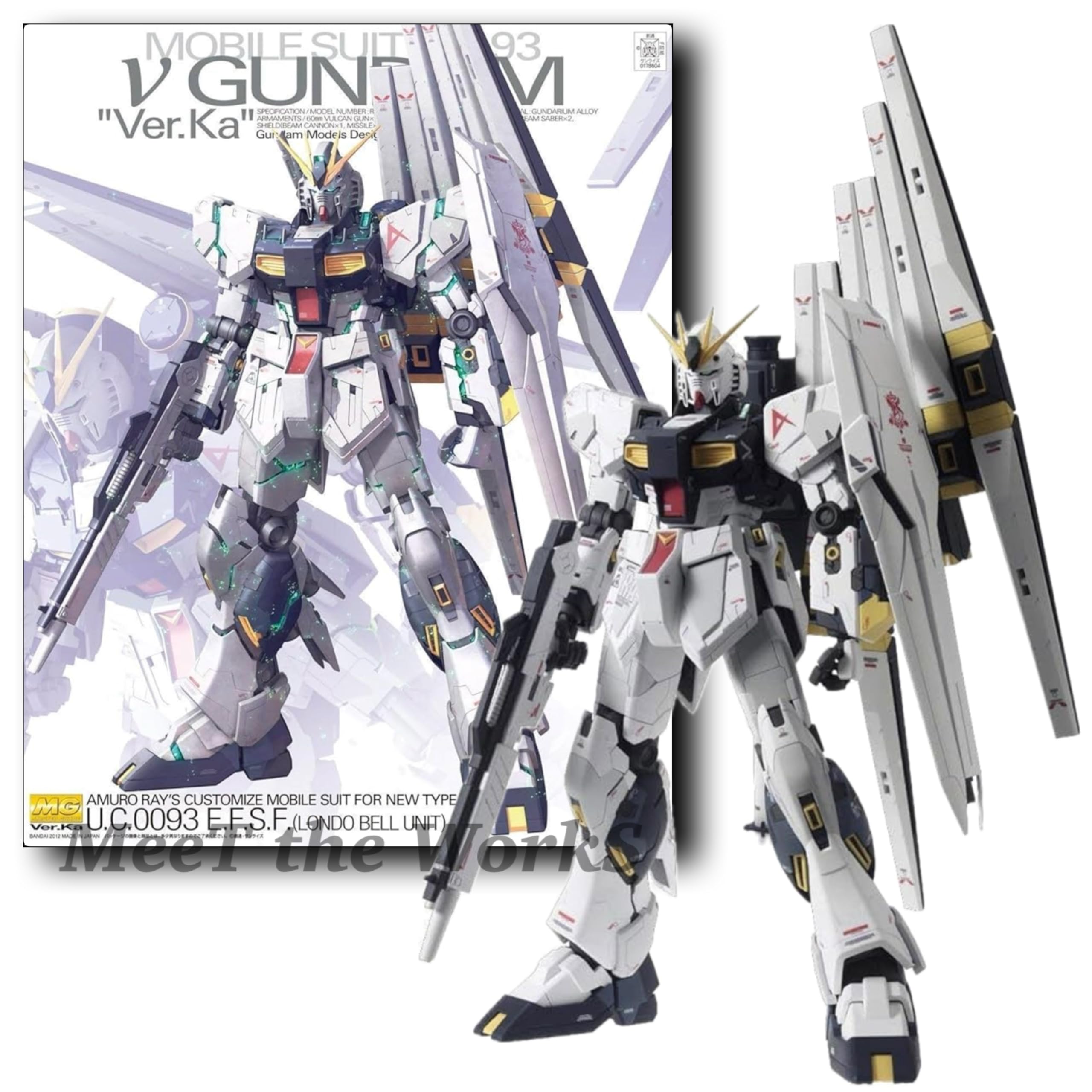 Amazon | 【MG】 1/100 ν Ver.ka 機動戦士 逆襲のシャア プラモデル