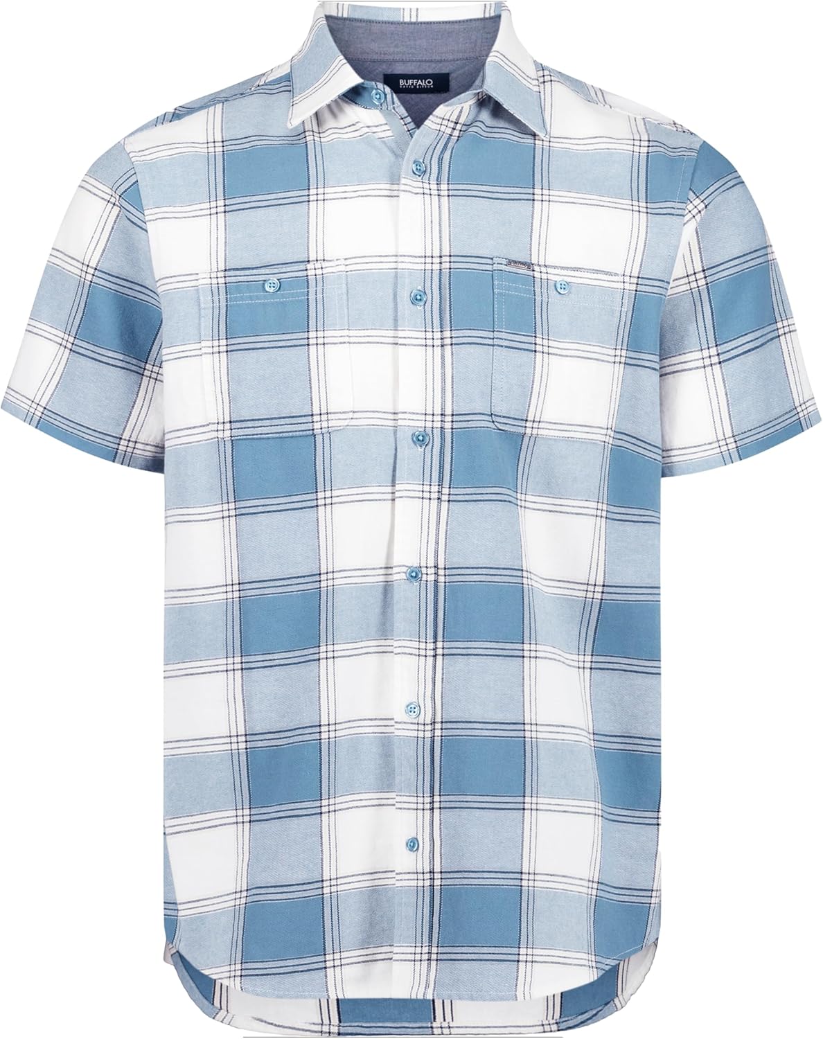 Buffalo David Bitton Mens Short Sleeve Solid Button Down - Image 6