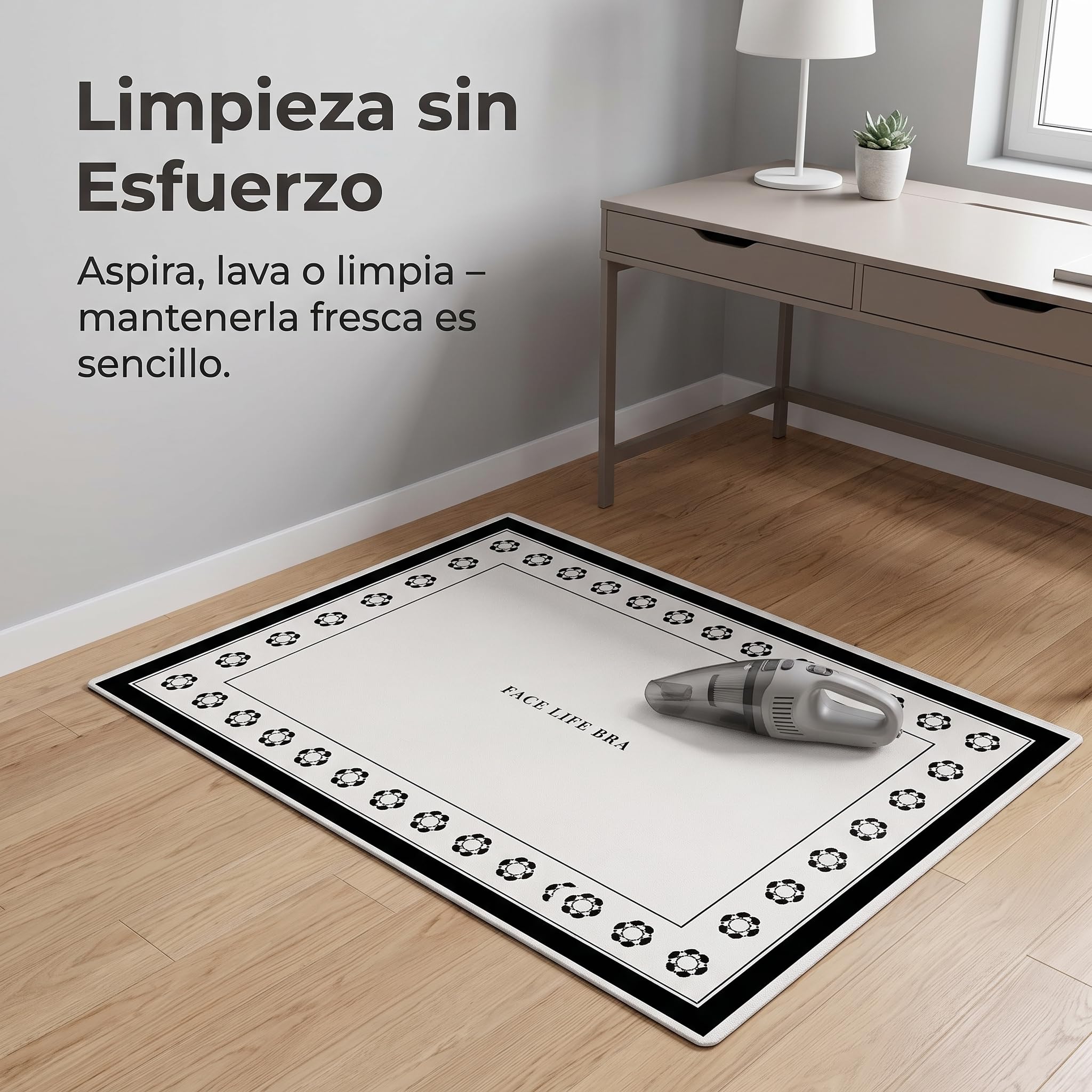 Protector Suelo Silla Ruedas Antislizante para un Espacio Trabajo y Protegido, Gris Moteado-Cuadrado (Alfombra insonorizada Antideslizante), 100 * 120