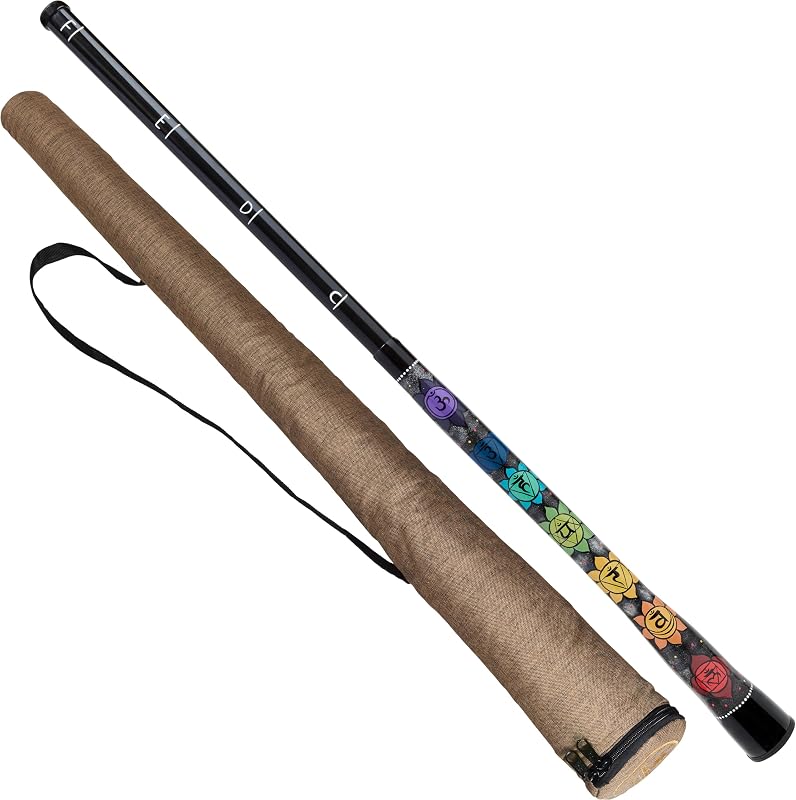 Didgeridoo Meinl Sonic Energy Chakra con longitud y tono ajustables, para meditación, yoga, baños de sonido y efectos musicales