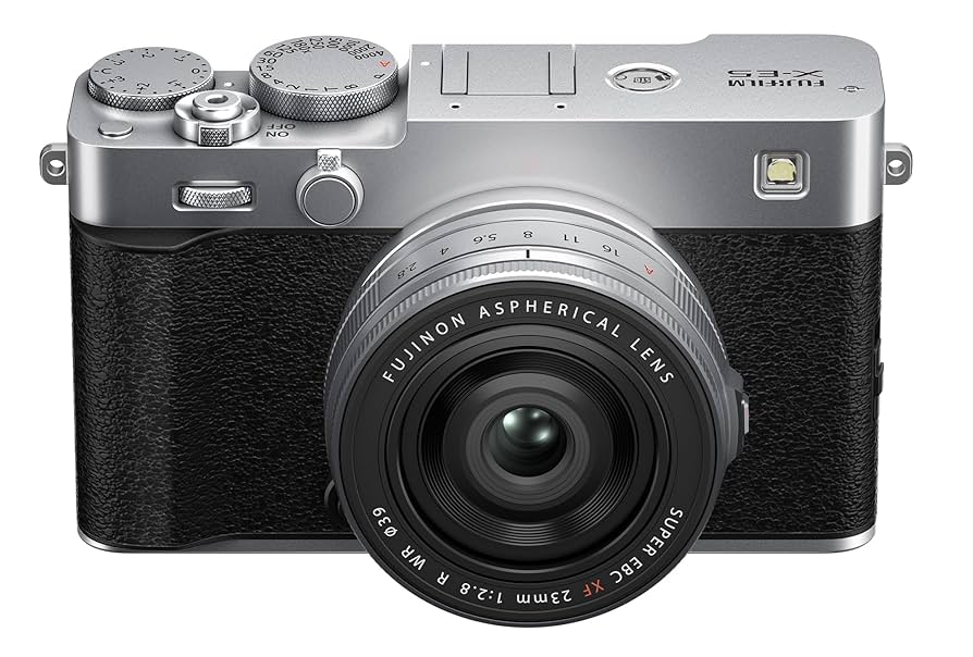 FUJIFILM X-E5 XF23mmF2.8 R WR　シルバー Amazon.com : FUJIFILM X-E5 Mirrorless Digital Camera