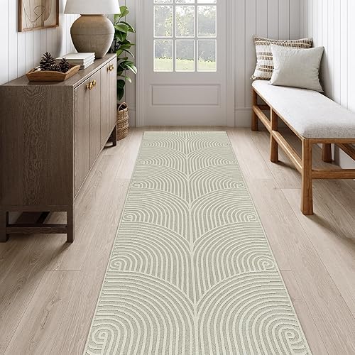 Miniatura 114 de Tiffasea Tapetes para puerta de interior, alfombra de área pequeña lavable beige de 2 x 3 pies, tapete reversible para puerta delantera, alfombra