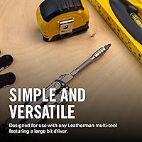 Vista 2 de LEATHERMAN, accesorio adicional para herramientas múltiples, extensor de desarmador de brocas, plateado