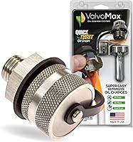 ValvoMax M12-1.25 Quick Twist Oil Drain Valve - Mess-Free DIY Oil Changes in 10 Min, No Tools, Leak-Proof, Made in USA