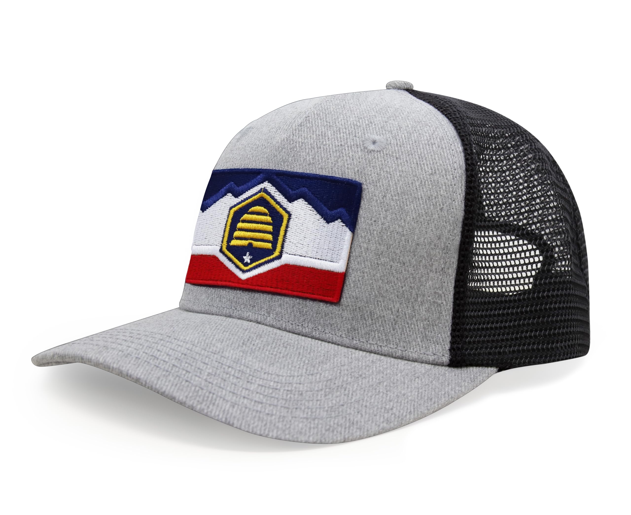 International Tie State Hat for Men and Women, Adjustable Snapback Trucker Baseball Cap with Embroidered Patch