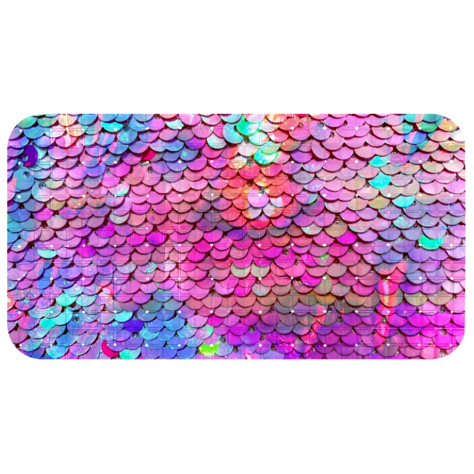 Tapis de bain pour baignoire Bennigiry à ventouses puissantes pour sécuriser la douche des enfants