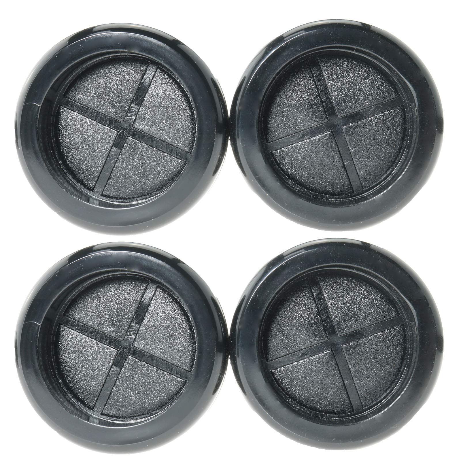 DTTRA 4PCS Rubber Grommets Firewall Hole Plugs Wire Protection (1.5'' ID 1.75'' Drill Hole, One-Sided Round)