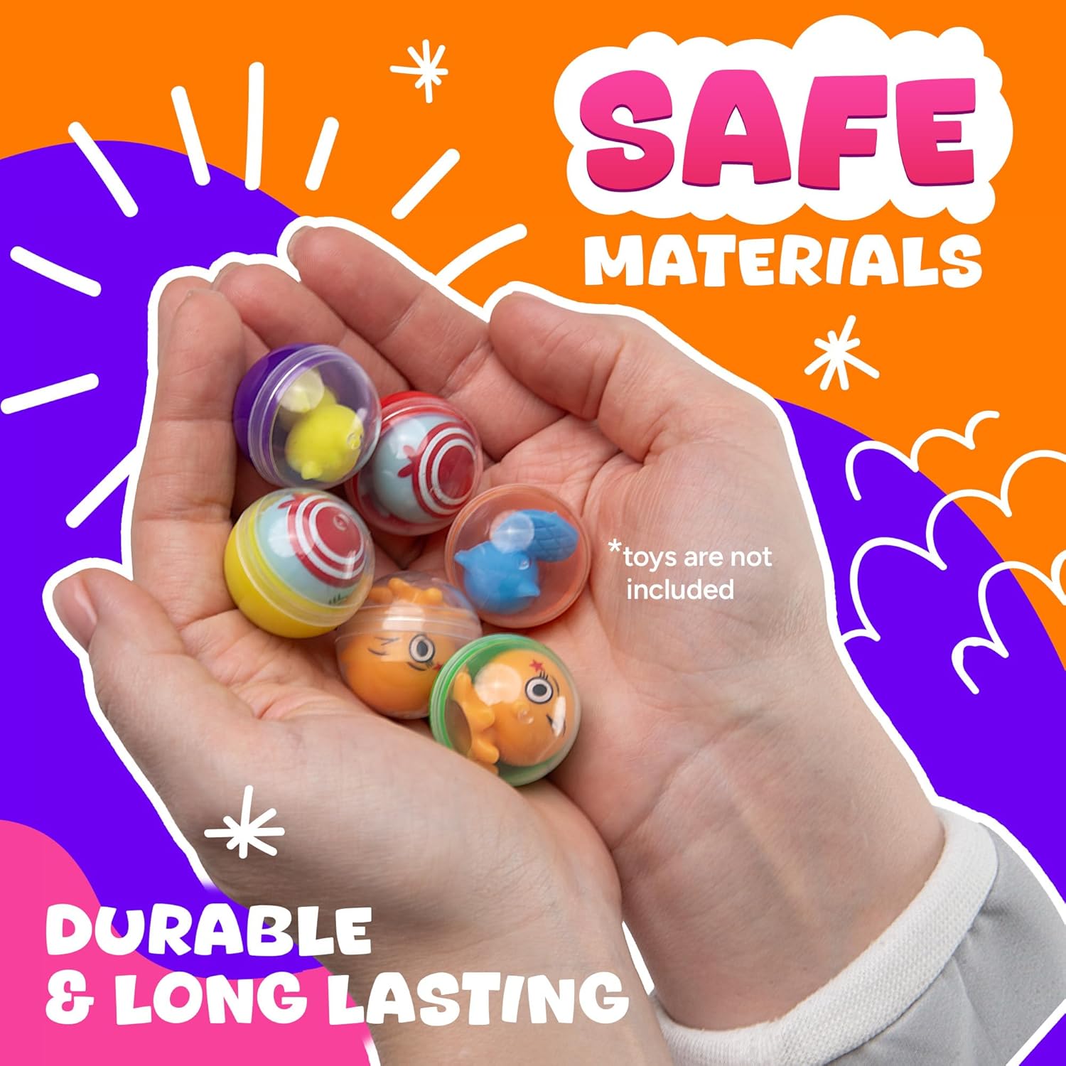 Vending Machine Capsules - 1.26 Inches Round Plastic Capsules - 250 Pcs Bulk Toy Capsules - Assorted Colors Prize Container Vending Capsule - Plastic Party Favor Containers