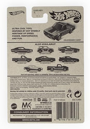 Miniatura 2 de Hot Wheels Volkswagen Caddy - Flying Customs - verde