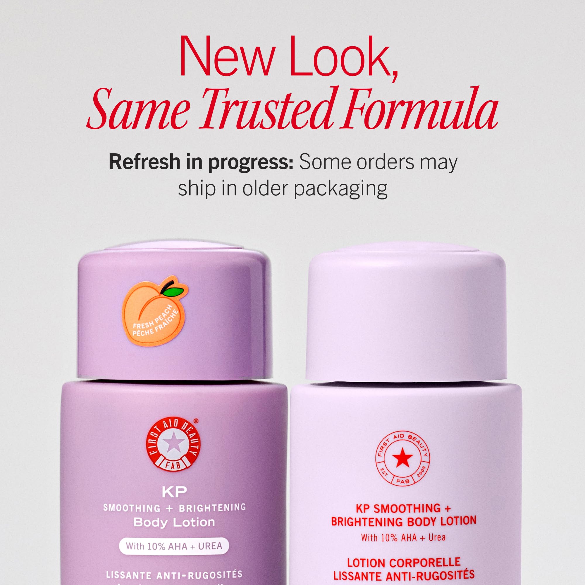 First Aid Beauty Peach Body Lotion - Exfoliate & Hydrate -2