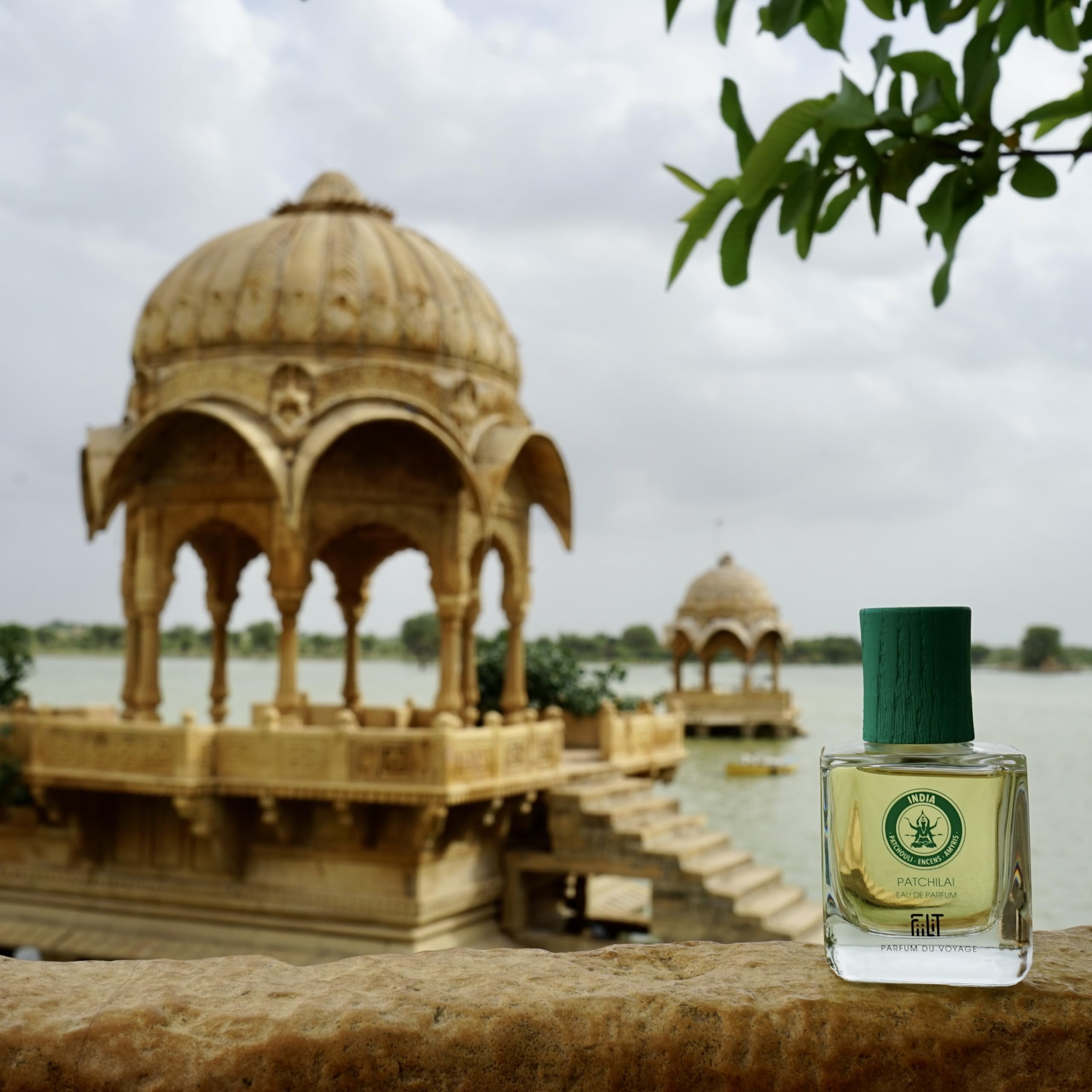 PATCHILAI INDIA naturalna woda perfumowana 50 ml - FiiLiT perfumy podróżne - mieszane - dla kobiet i mężczyzn - Spray do wielokrotnego napełniania - Potuli Cypryjskie kadzidło