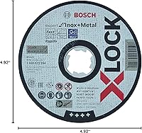 Vista 4 de Bosch Professional 2608619264 Disco de corte recto Expert (para INOX y Metal, X-Lock, Ø125 mm, Diámetro de diámetro: 0.875 in, Grosor: 0.039 in)