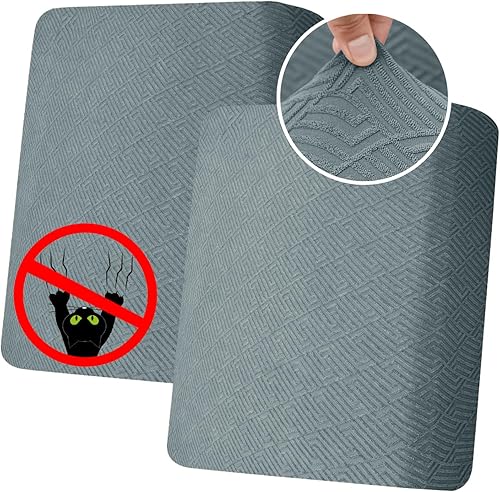 ZNSAYOTX - Fundas de cojín individuales elásticas para sofá biplaza, fundas de repuesto suave con patrón único, protector de muebles con parte