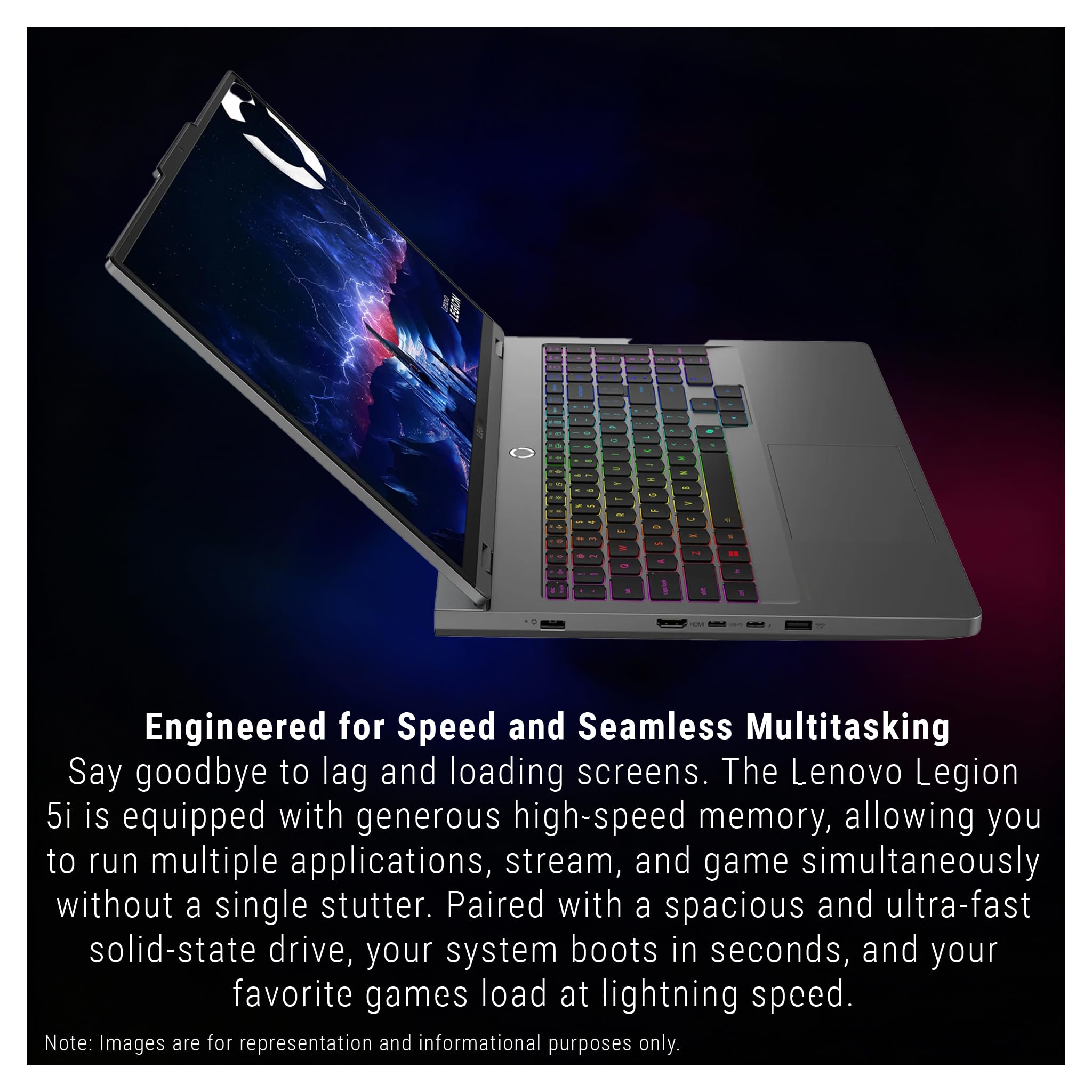Amazon.com: Lenovo Legion 5i Gaming Laptop, Intel Ultra 9-275HX