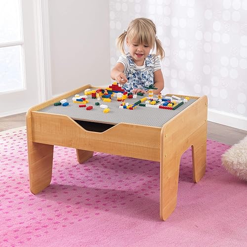 Miniatura 3 de Mesa de actividades KidKraft con tabla 2 en 1 gris espresso