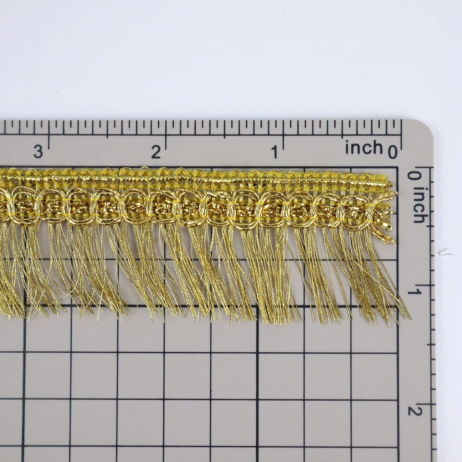 Gold Fringe Tassel Lace Trim 12 Yards Gold Fringe Fibre Ribbon Trim for Sewing Lampshade Curtain Decoration