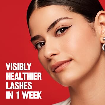 REVLON Color Stay Lash Serum + Liner, Waterproof Eyeliner, Healthier Looking Eyelashes, Stain Resistant Flexible Brush Tip, 001 Blackest Black