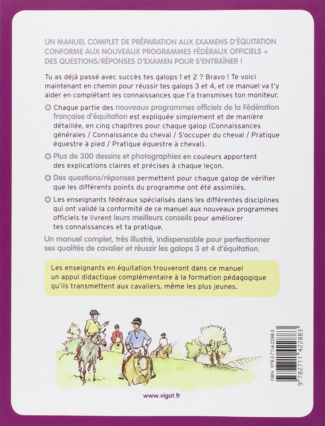 Galops 3 & 4: Manuel + questions / réponses d'examen