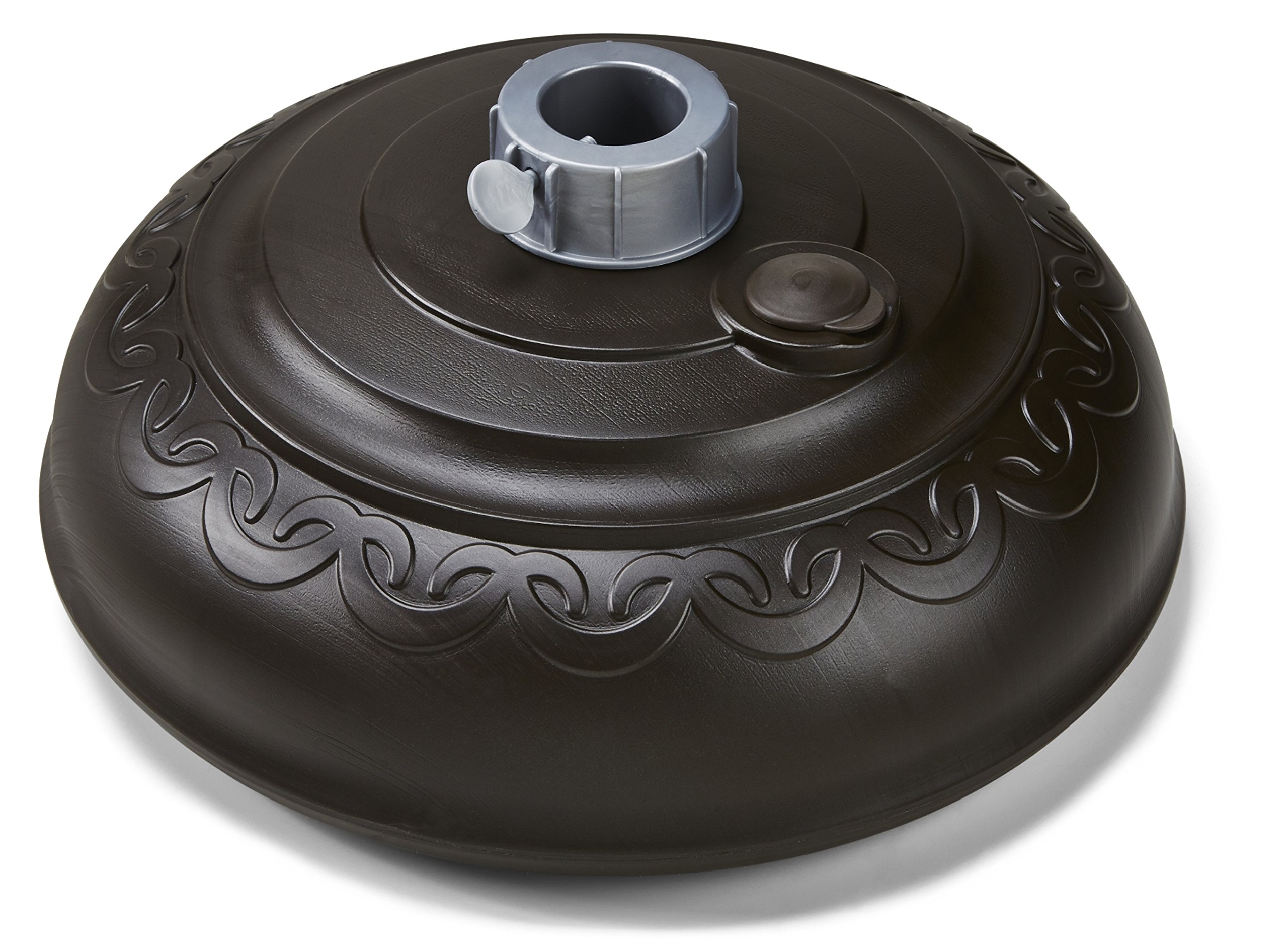 Amazon Com Patio Living Concepts 00147 Umbrella Base Bronze Garden Outdoor