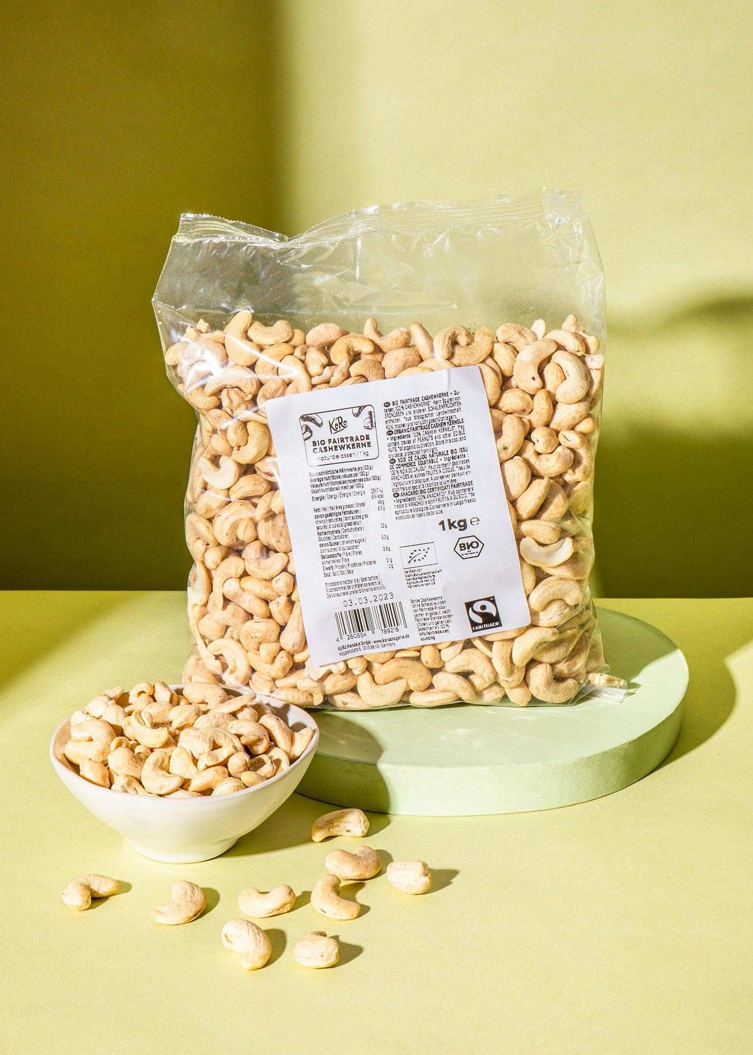 KoRo - Anacardi Fairtrade bio | 1 kg