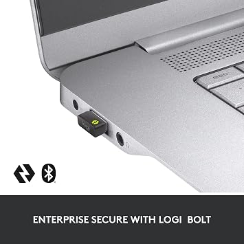 Logitech MX Master 3S for Business, Wireless Mouse with Quiet Clicks, 8K DPI, Secured Logi Bolt USB Receiver, Bluetooth, USB-C Charging, MagSpeed Scrolling, Windows/Mac/Chrome/Linux - Graphite