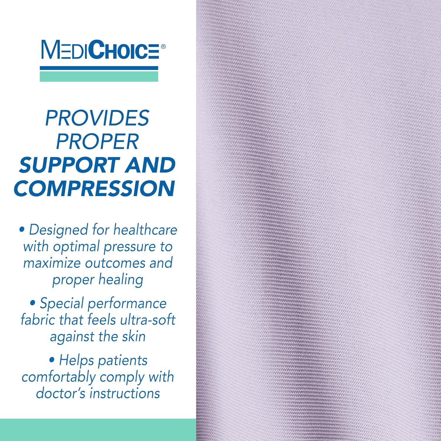 MediChoice Wireless Amy Surgical Bra, Front Closure Mastectomy Support Bra with Seamless Cups Removable Drain Bulb Holders