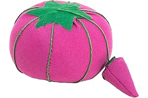 Dritz S101 Tomato Pin Cushion Notion Lime Pink Purple 2-3/4" (69 mm)...