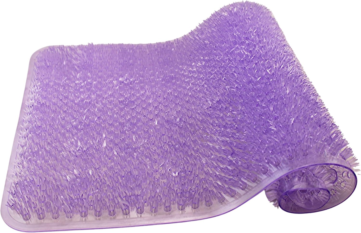 芝生テクスチャ スパ品質 フットスクラバー バスマット バスルームタブ&amp;バスマット 滑り止め 24.5インチ x 13.5イ