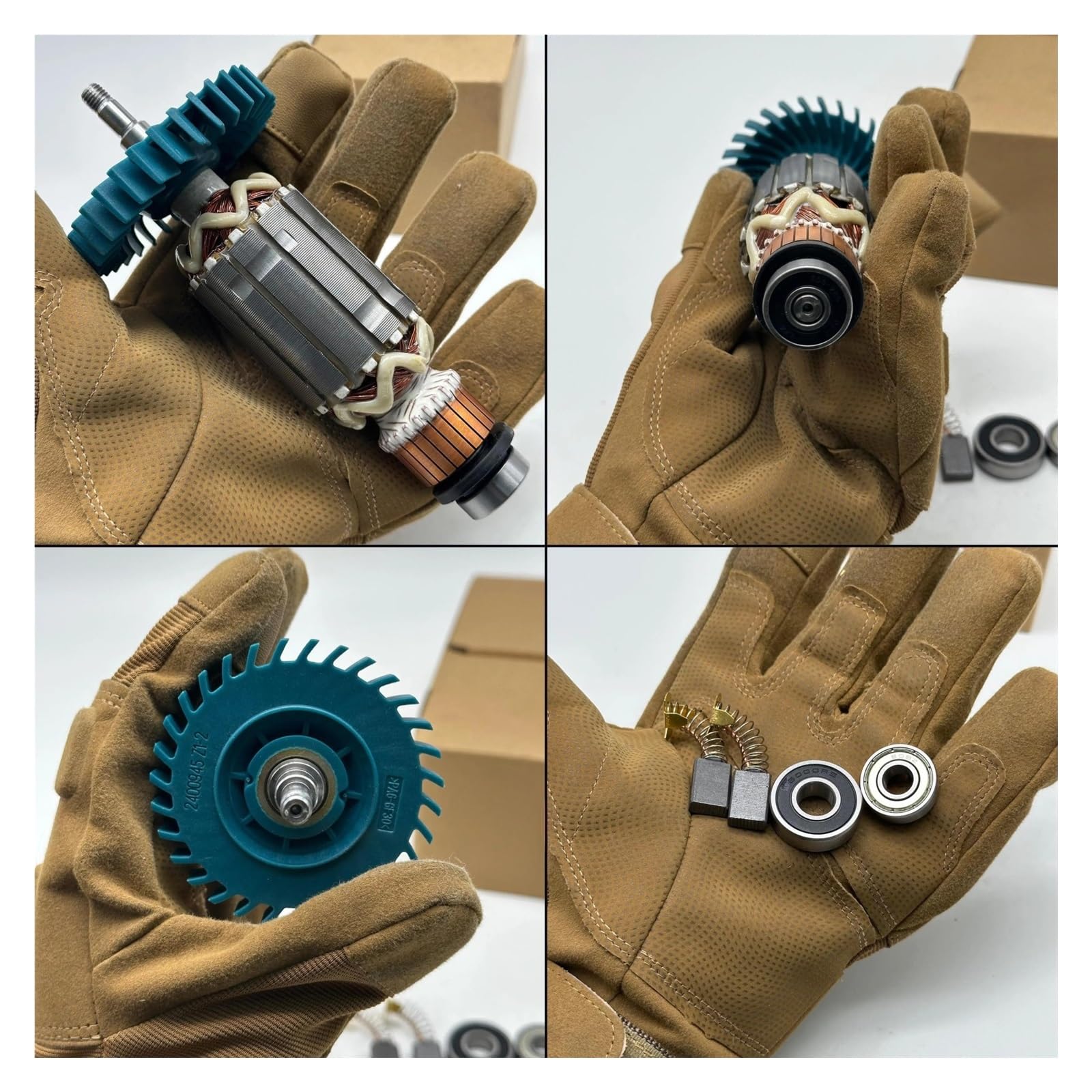 Rotor De Armadura AC 220V 240V, Repuestos For Amoladora Angular, Amoladora 510110-0, Compatible Con MAKITA, GA6020 GA6010 GA5020 GA5010(Armature Pro)