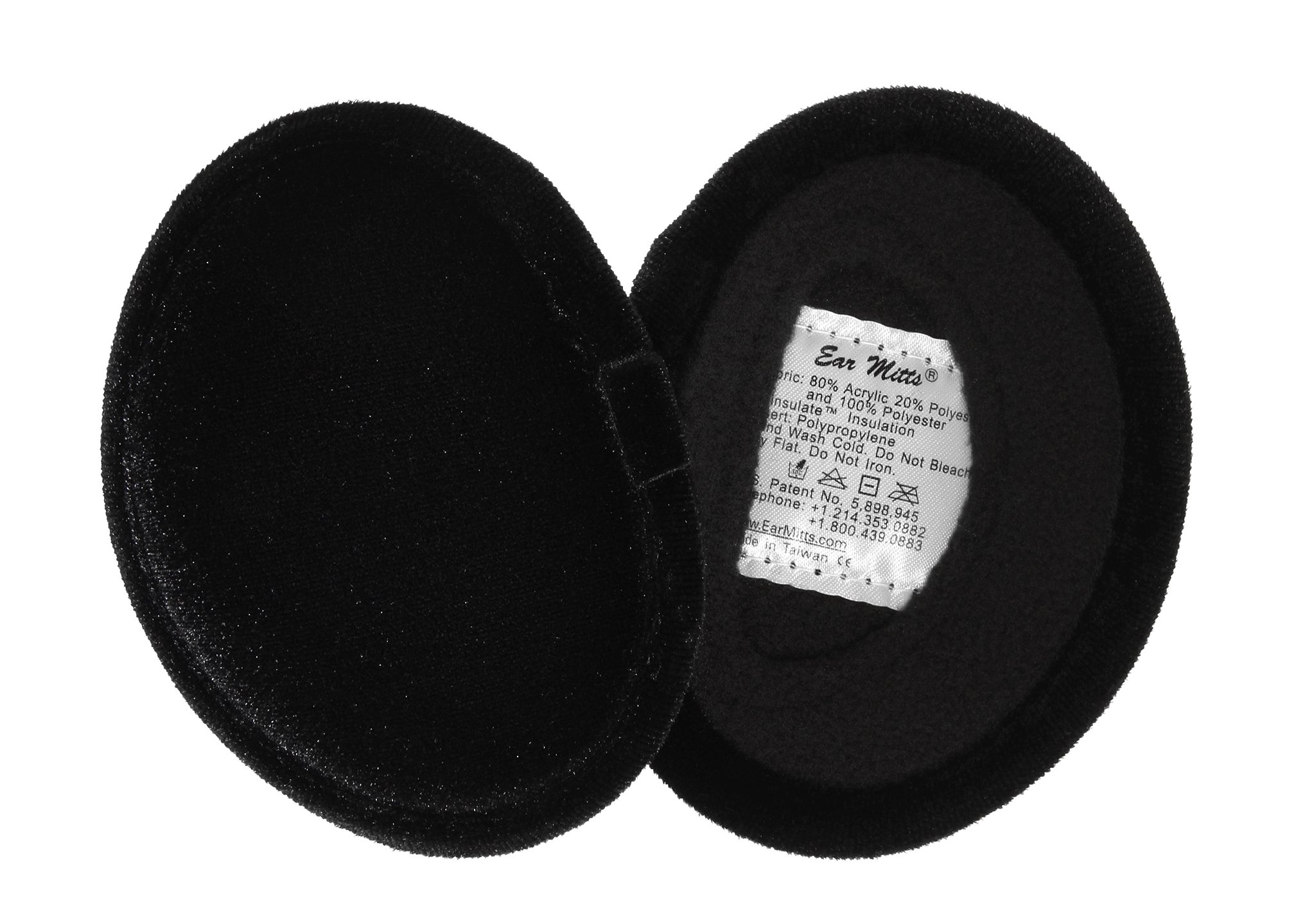 EAR MITTSBandless Ear Muffs For Women, Black Velvet Ear War