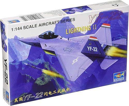 Trumpeter Kit modelo Lightning II 1/144 YF-22