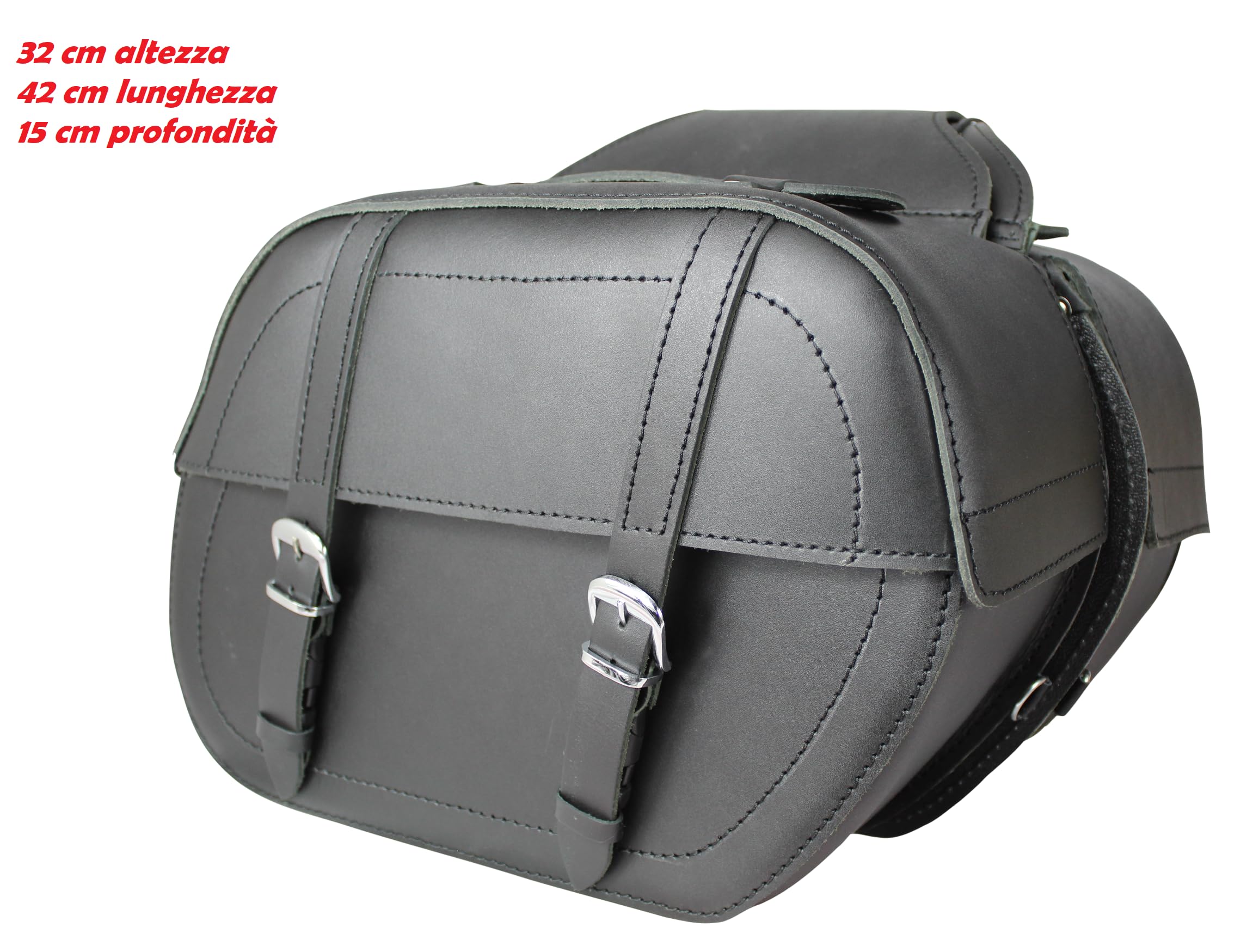 WinNet Coppia di Borse bisacce valigie laterali Rigide in Pelle cuoio Custom compatibili con Triumph Bonneville T100 T120 speedmaster