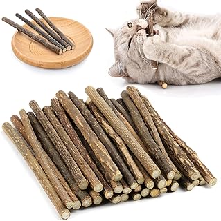 GOTDYBST Matatabi Catnip Stick, Catnip Toy, Natural and Safe, Chew Sticks for Cats for Dental Care, Prevention of Bad Breath and Teeth Grinding, Pack of 35 product image