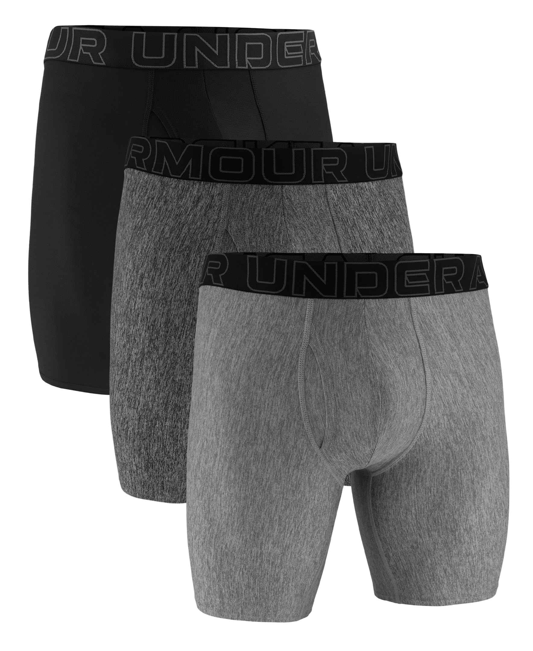 Men's Multi-Pack Performance Tech Long-Leg Boxer Brief, 9" Inseam, All-Day Comfort