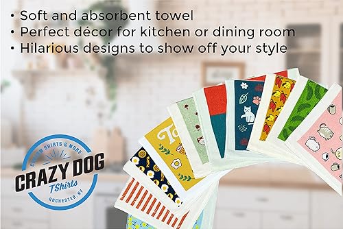 Miniatura 6 de Crazy Dog T-Shirts Mama Bear - Toalla de té divertida y resistente para mamá