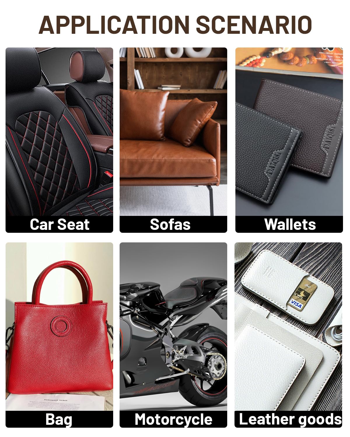 BOUYEER Pelle Adesiva per Riparazioni, 60x180 CM ecopelle toppe adesive per tessuti, Set Riparazione Ecologico & Senza Odori per Mobili/Divano/Sedili Auto/Borse/Restauro, Nero