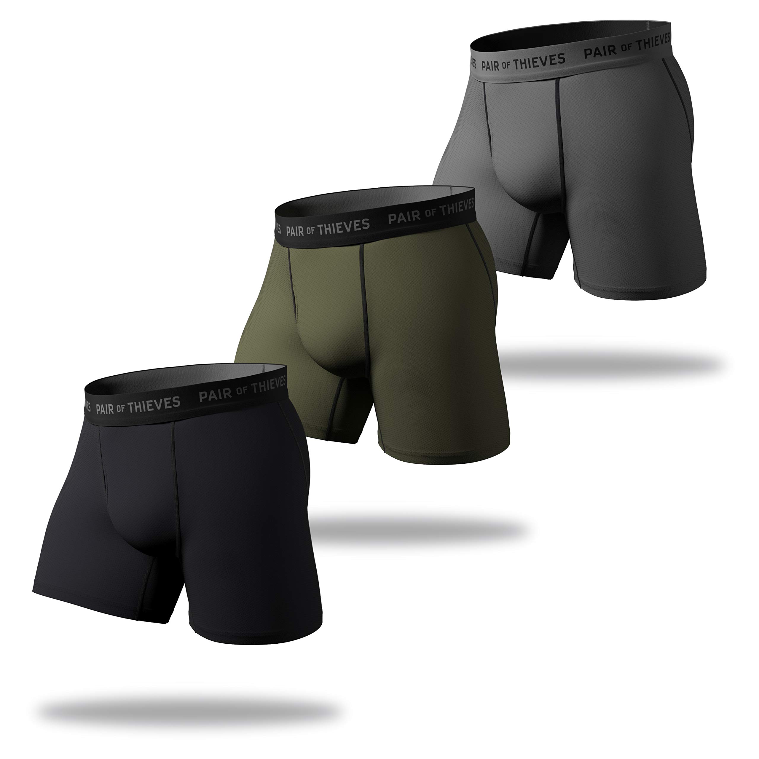 pair of thievesSuper Fit Underwear for Men Pack - 2 & 3 Pack Boxer Briefs - AMZ Exclusive