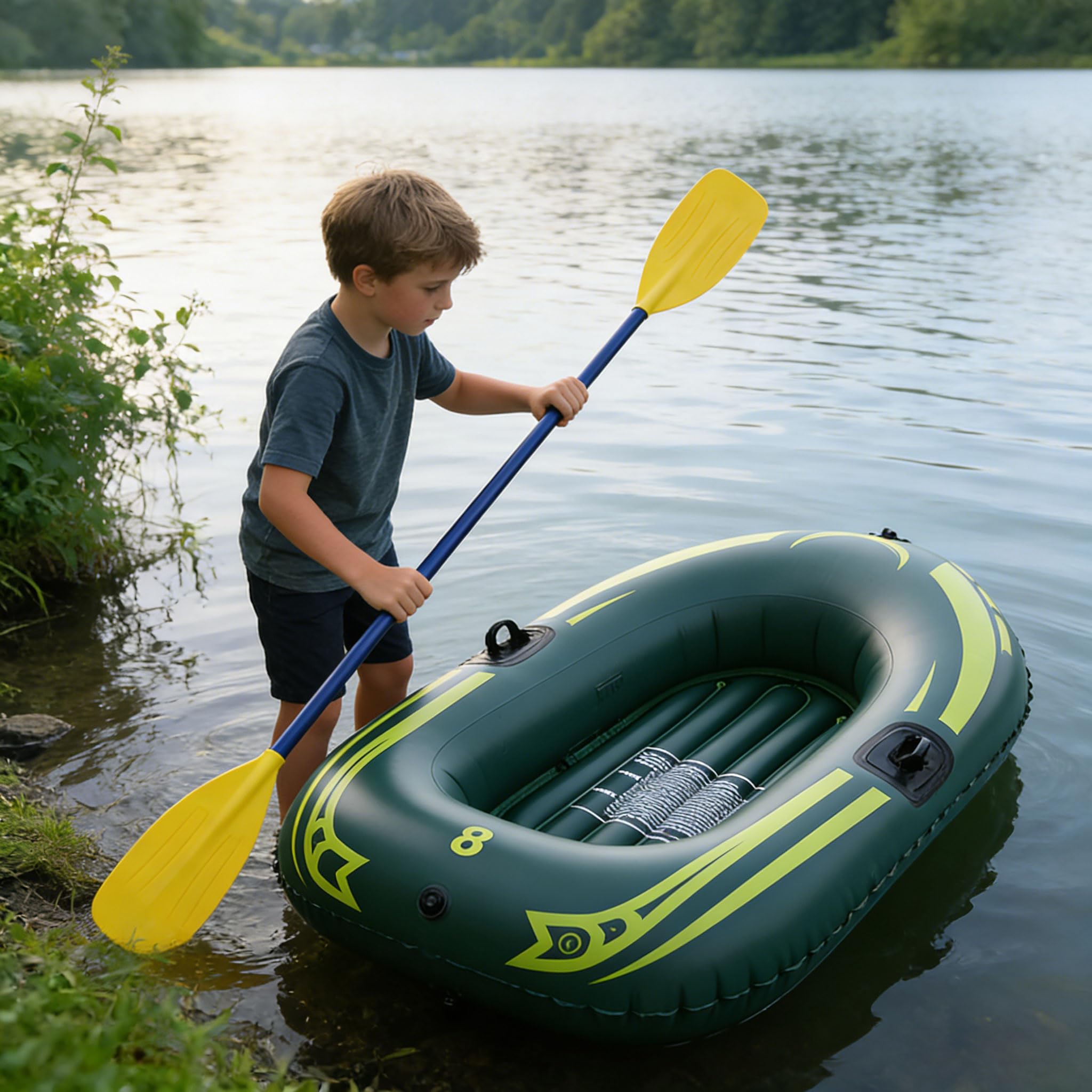 Véhicule gonflable compact, adapté aux petits, montre la qualité naturelle et les flotteurs d'eau rapides pour la saison
